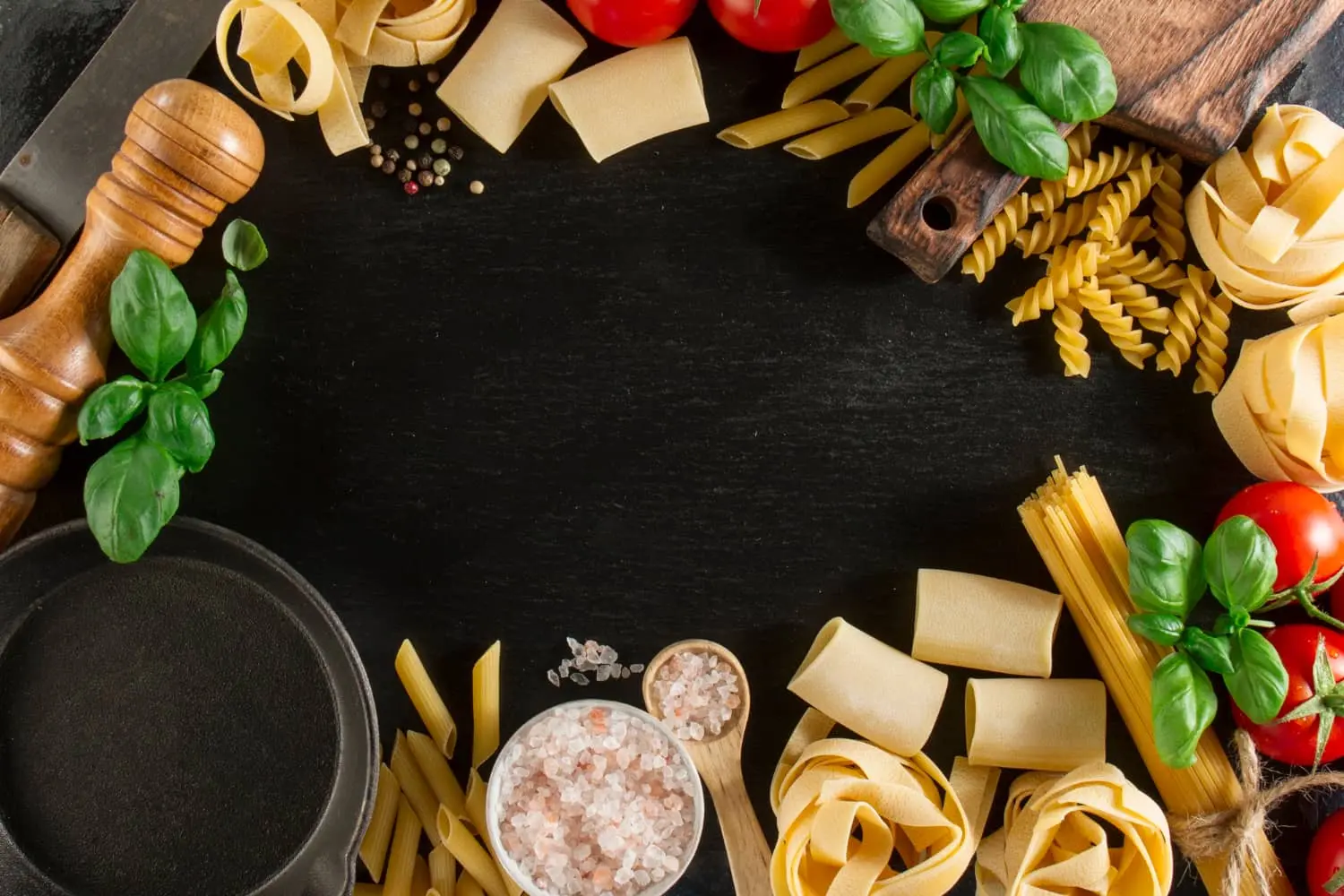 Pastas saludables con salas 100% naturales productos frescos